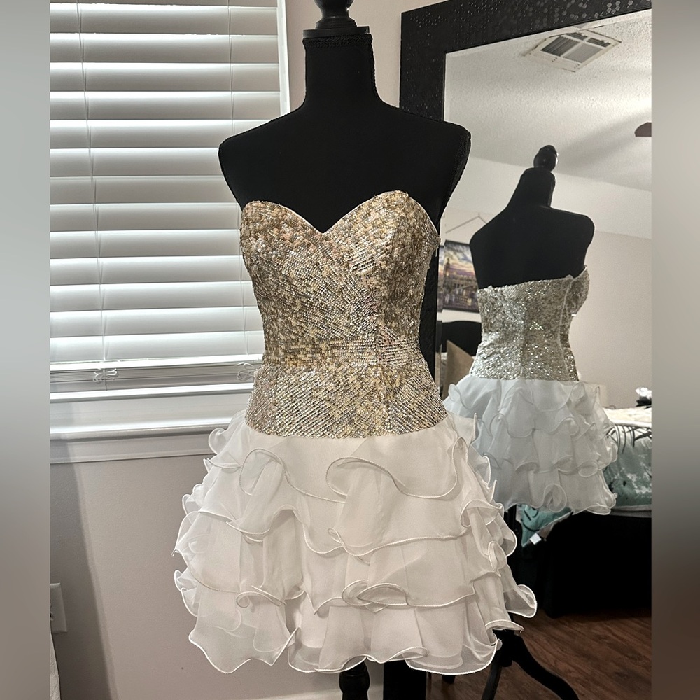 Sherri Hill Elegant White Dress